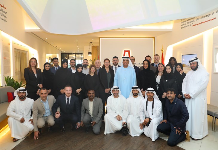 H.H. Sheikh Saud visits Ras Al Khaimah Government Media Office