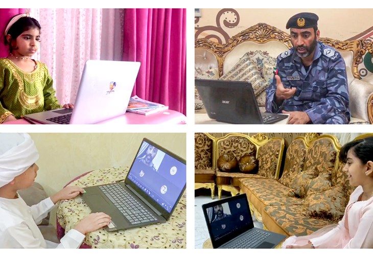 Ras Al Khaimah Police Conducts Remote Lectures for School Students on the Prevention of the Coronavirus
