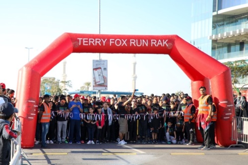 Ruler of Ras Al Khaimah Gives Starting Signal for Terry Fox Run