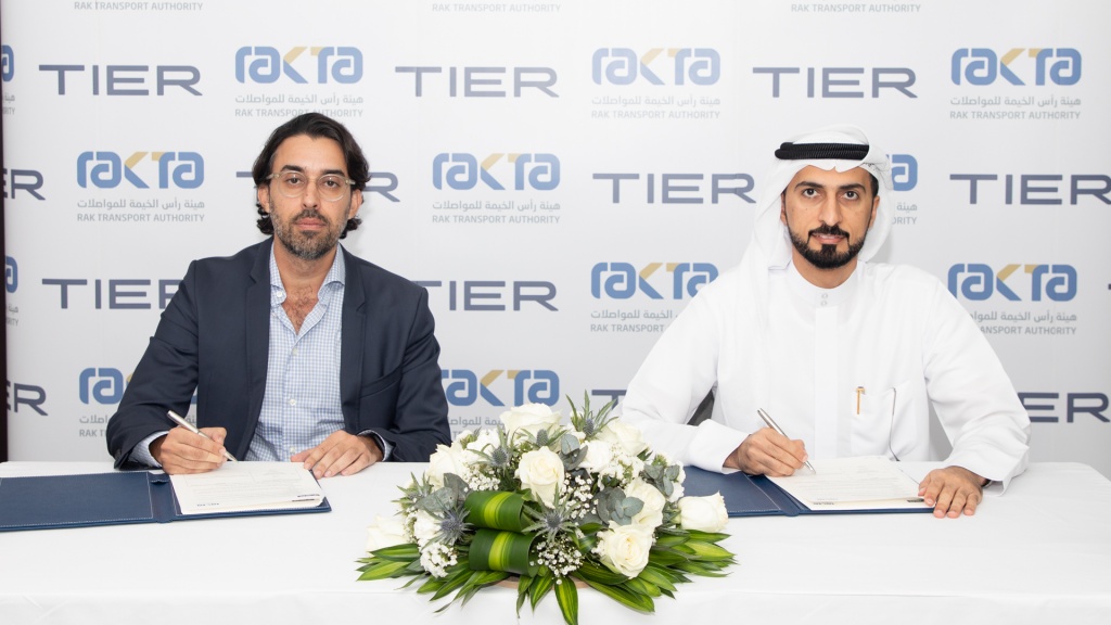 Ras Al Khaimah Transport Authority signs an agreement with “TIER Mobility” to operate escooters