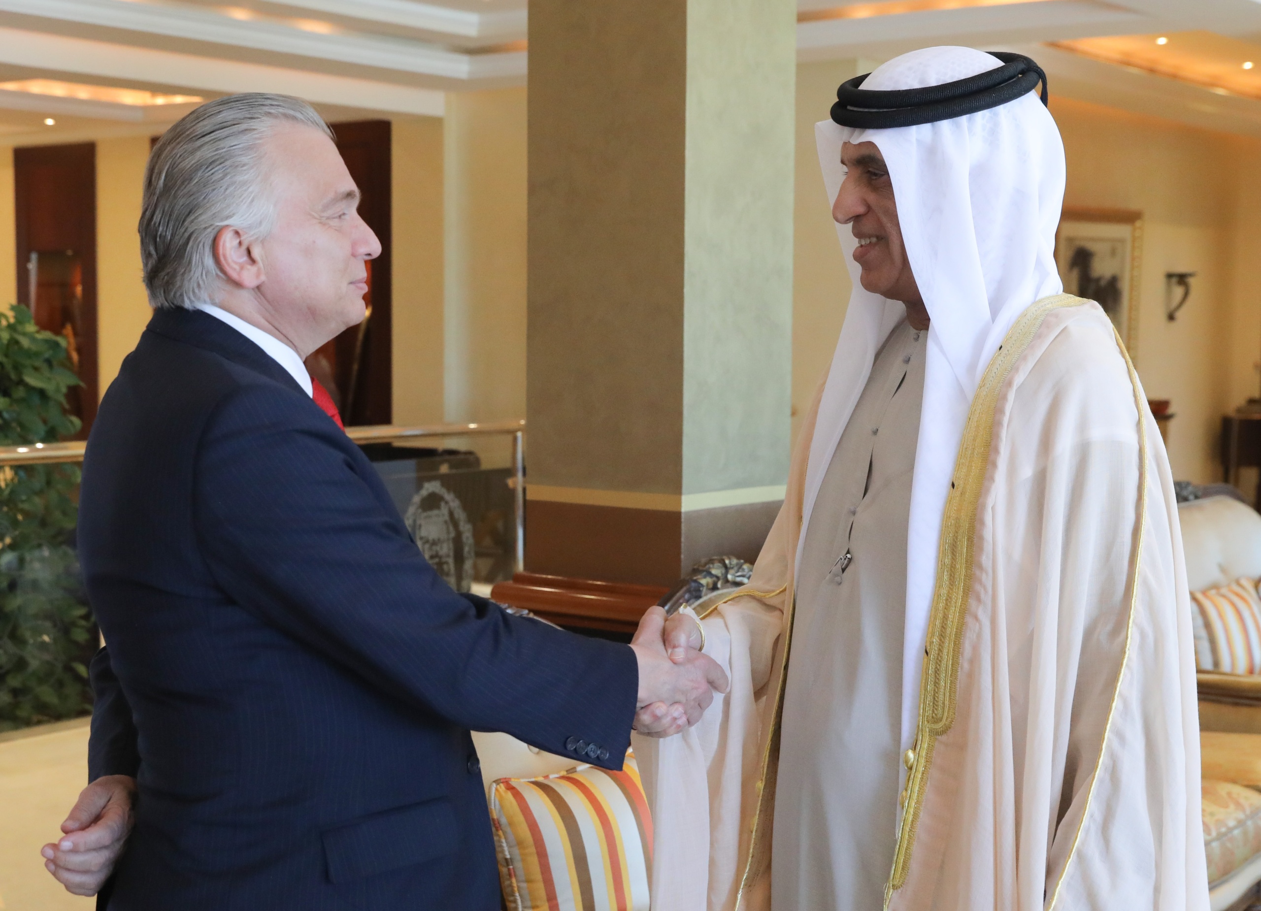 RAK Ruler receives Costa Rica's Minister for Foreign Affairs