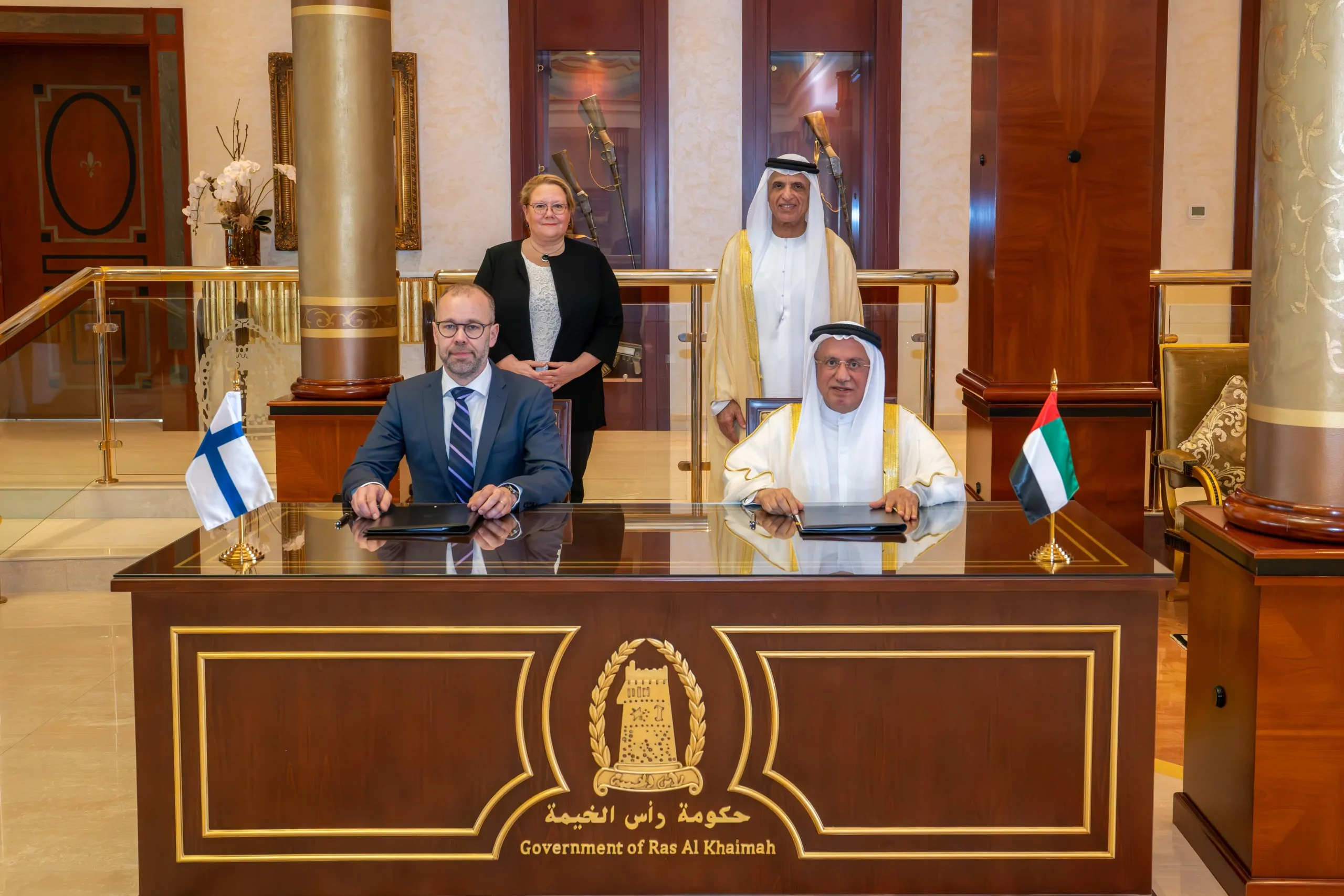 signing of MoU between Ras Al Khaimah and Lahti, Finland 