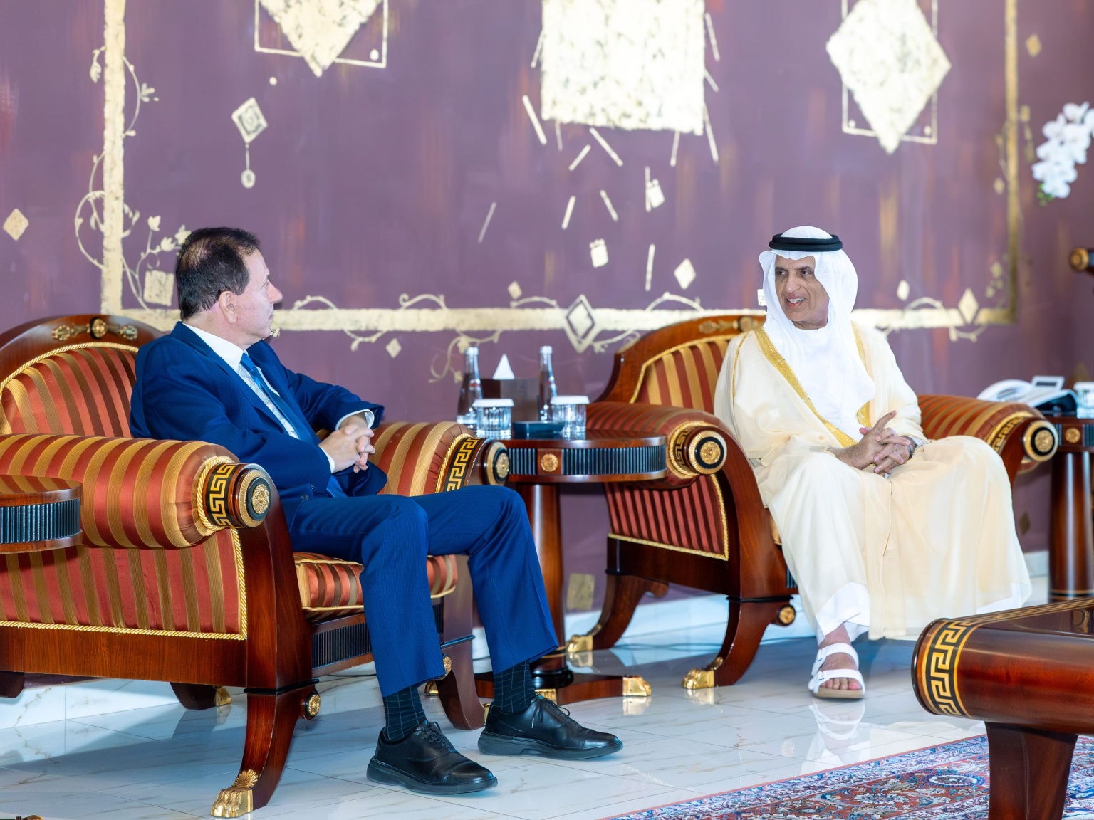 Bahamas Ruler Ras Al Khaimah Ruler receives Ambassador of Commonwealth of The Bahamas ...